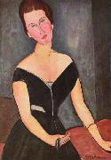 Amedeo Modigliani Portrat der Frau van Muyden oil